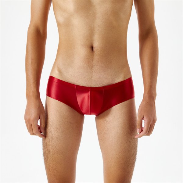 (image for) Sexy High-elastic Smooth Glossy Panty For Men