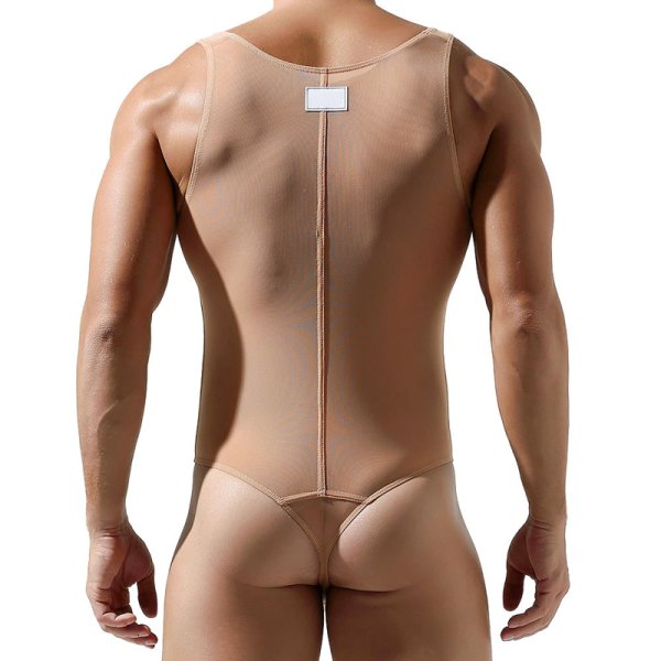 (image for) New Men's Vest Jumpsuit Mesh Sexy Underwears