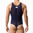 (image for) New Men's Vest Jumpsuit Mesh Sexy Underwears