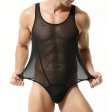 (image for) New Men's Vest Jumpsuit Mesh Sexy Underwears