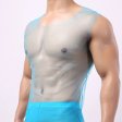 (image for) Hot See-through Fishnet Loose Vest For Men