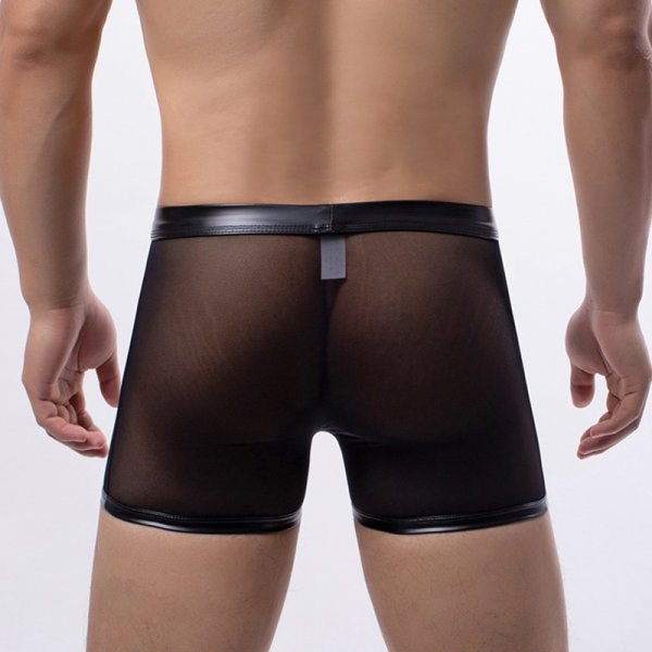 (image for) Men's Hot Front Opening Mesh Panty Boxers