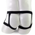 (image for) Men's Patent Leather Hollowed-out Assless Boxers