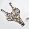 (image for) Strong Men's Elastic Camouflage Bodysuit One-pieces
