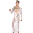 (image for) High Quality Men's Night Robe Lace Gown