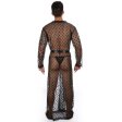 (image for) High Quality Men's Night Robe Lace Gown