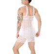(image for) New Men's Transparent Mesh Night Dress