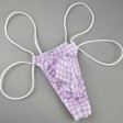 (image for) Men's Plaid Breathable Mesh Panty Night Underwear