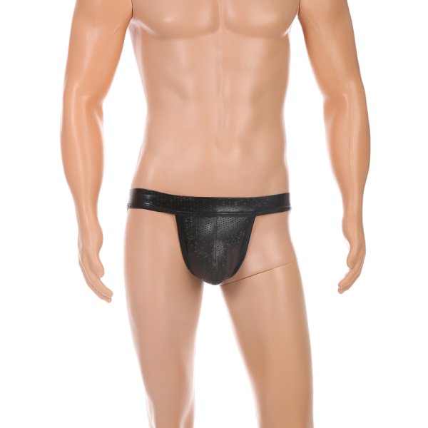 (image for) Men's Sexy Faux Leather Assless Panty