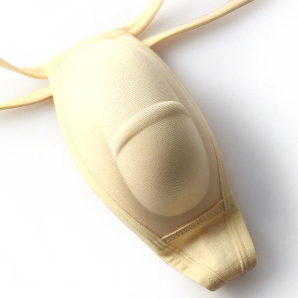 (image for) Men's comfortable 3D Sponge Protection Panty T-back