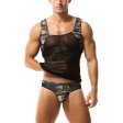 (image for) Men's Camouflage Spliced With Mesh Vest