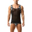 (image for) Men's Camouflage Spliced With Mesh Vest