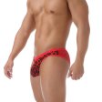 (image for) Men's Sexy Leopard Spliced With Lace Panty
