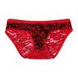 (image for) Men's Sexy Leopard Spliced With Lace Panty