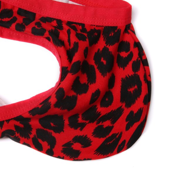 (image for) Men's Sexy Leopard Spliced With Lace Panty