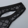 (image for) Sexy Low-waist See-through Mesh T-back For Men