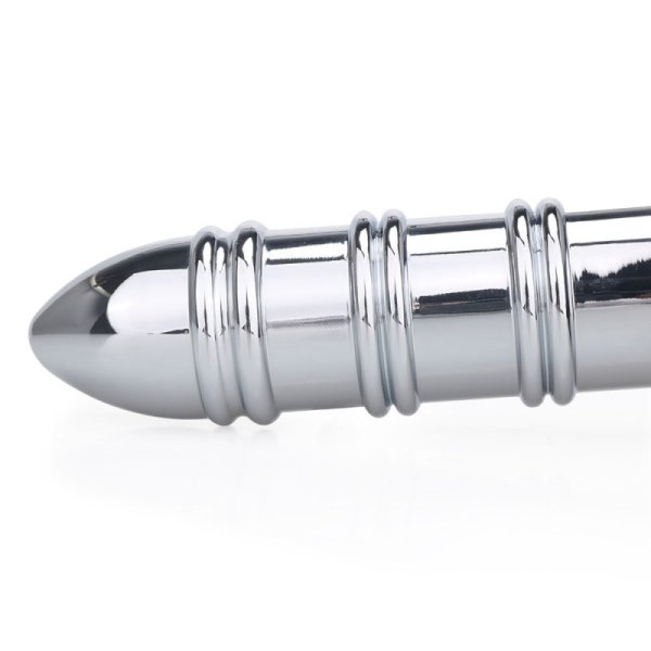 (image for) Silicone Suction Metal Butt Plug