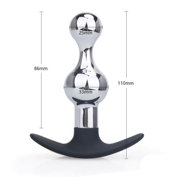 (image for) Silicone Anchor Metal Butt Plug