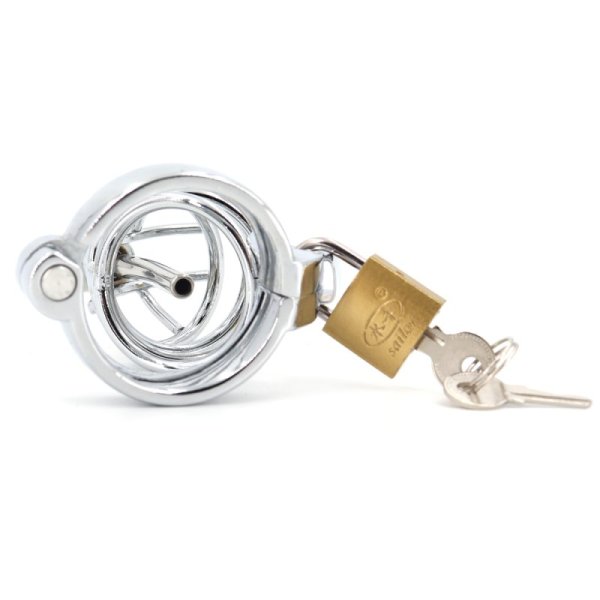 (image for) Master Series Asylum 4 Stainless Steel Chastity Cage