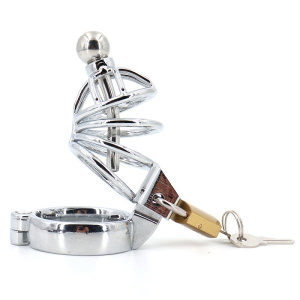 (image for) Master Series Asylum 4 Stainless Steel Chastity Cage