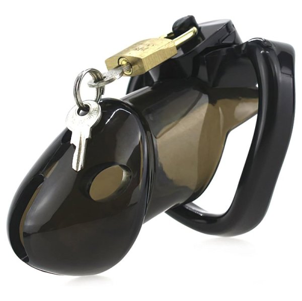 (image for) Rikers Locking Chastity Device - Black