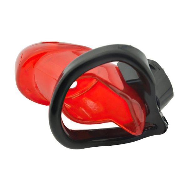 (image for) Rikers Locking Chastity Device - Red
