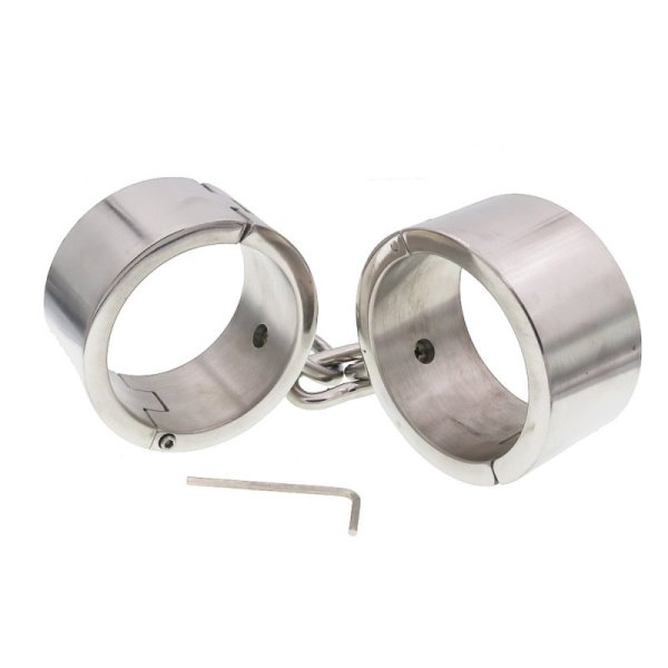 (image for) Bondage Stainless Steel Handcuffs For Male And Female
