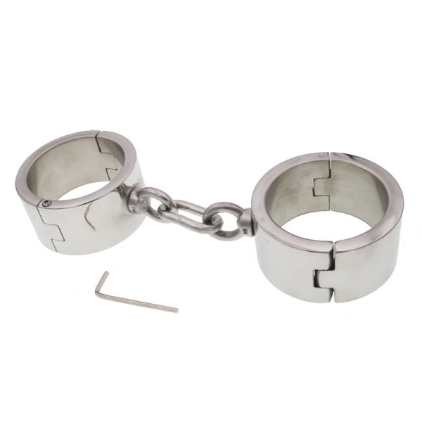 (image for) Bondage Stainless Steel Handcuffs For Male And Female