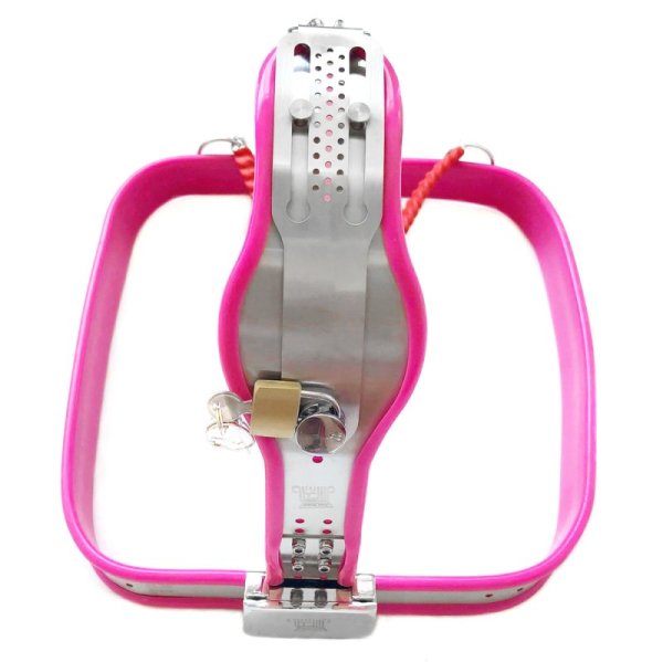(image for) Locking Steel Female Chastity Belt