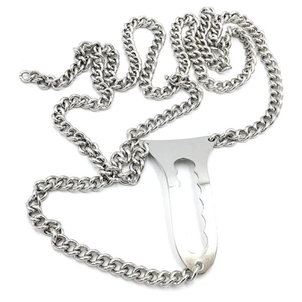 (image for) Locked Away in Chains Stainless Steel Female Chastity
