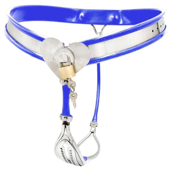 (image for) Invisible Lockable T-Back Chastity Panties with Hole