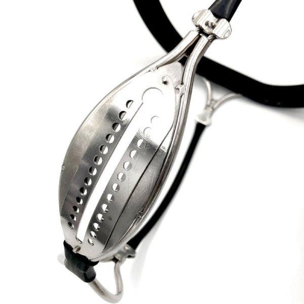 (image for) Invisible Lockable T-Back Chastity Panties with Hole