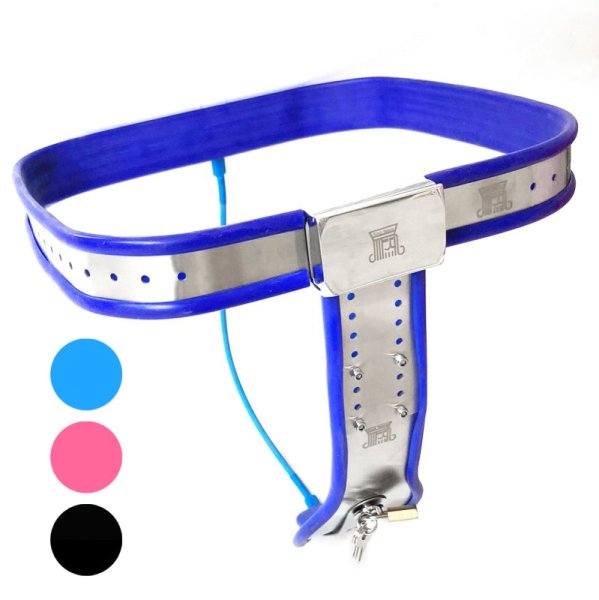 (image for) Curve-T Premium Female Chastity Belt with Locking Cover