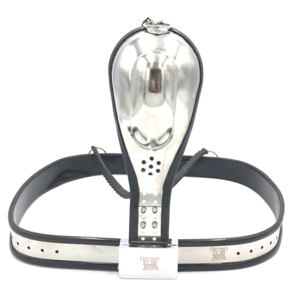 (image for) Male Adjustable Stainless Steel Chastity Belt
