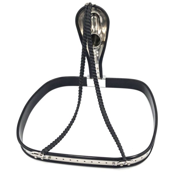 (image for) Male Adjustable Stainless Steel Chastity Belt