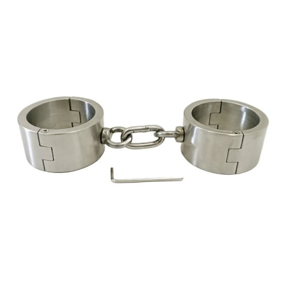 (image for) Stainless Steel Wrist And Ankle Bondage Set
