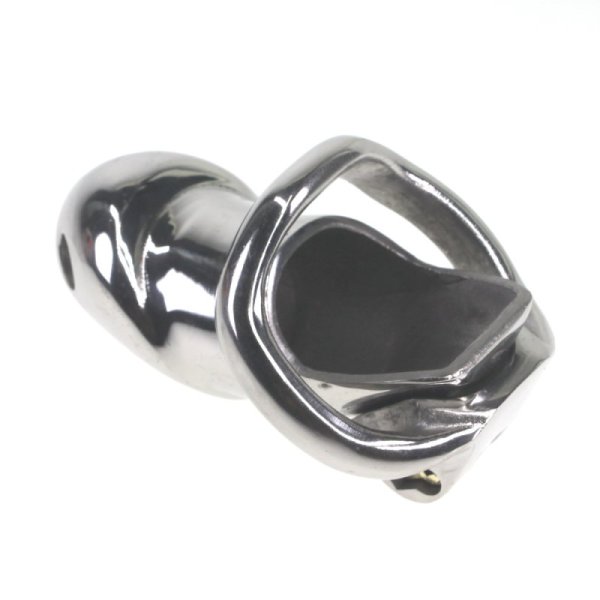 (image for) Rikers 24-7 Stainless Steel Locking Chastity Cage