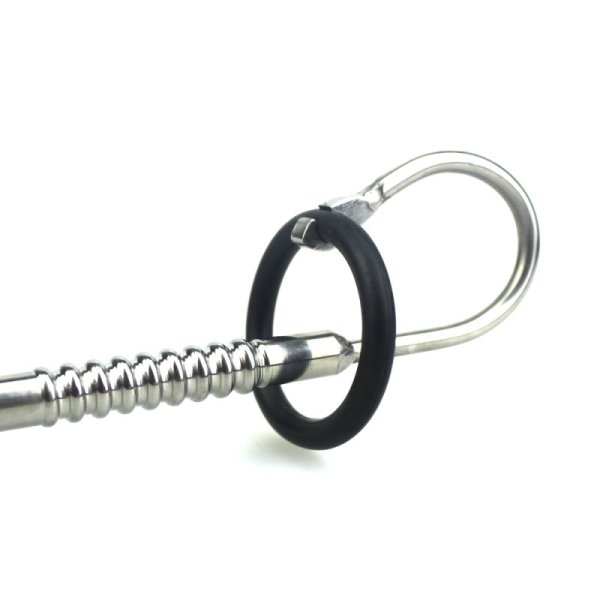 (image for) Long Penis Plug with Glans Ring