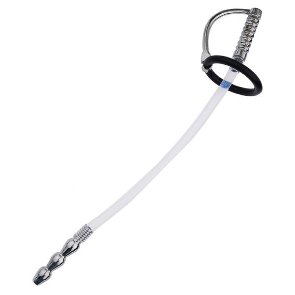 (image for) Marfan Tube Penis Plug With Silicone Glans Ring