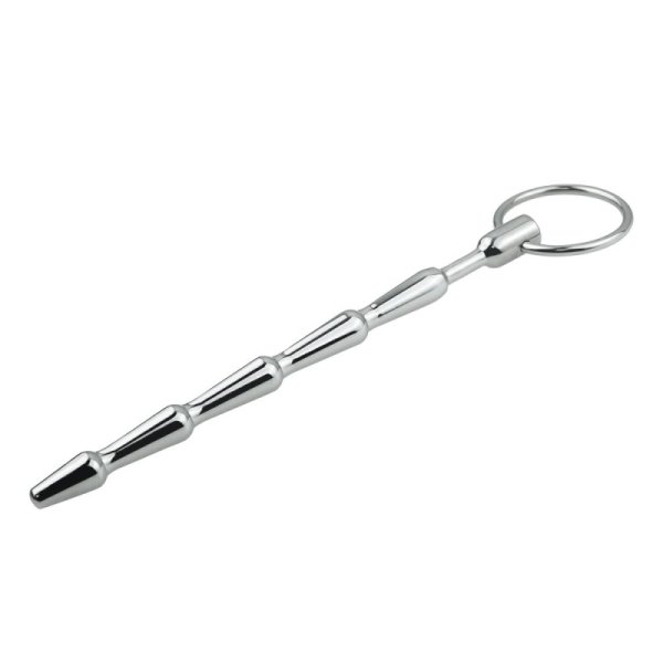 (image for) Medium Metal Penis Plug With Pull Ring
