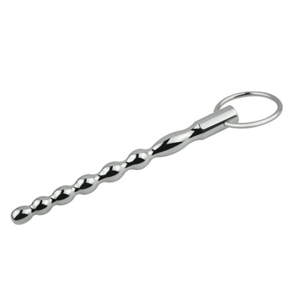(image for) Steel Power Tools Penis Plug with Glans Ring - 5.1"