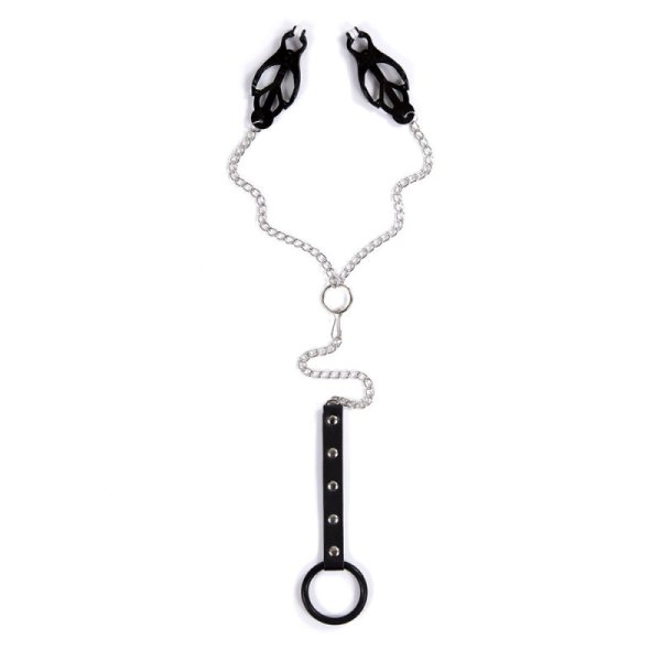 (image for) Japanese Clover Clamps With Cock Ring Set