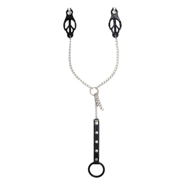 (image for) Japanese Clover Clamps With Cock Ring Set
