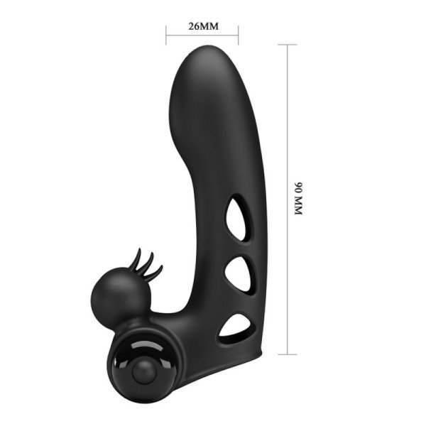 (image for) Silicone Clit Stimulation Finger Vibrator