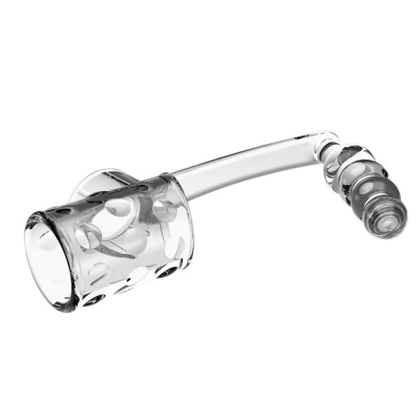(image for) Crystal Penis Sleeve With Anal Beads