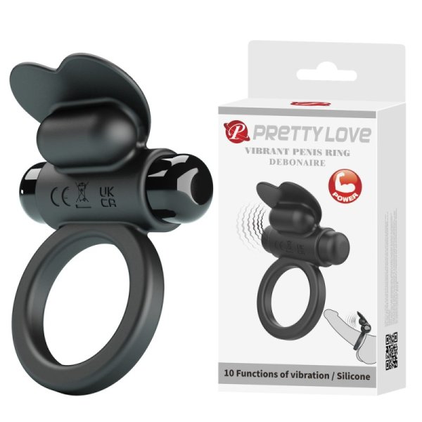 (image for) Prettylove Bunny Vibrating Cock Ring