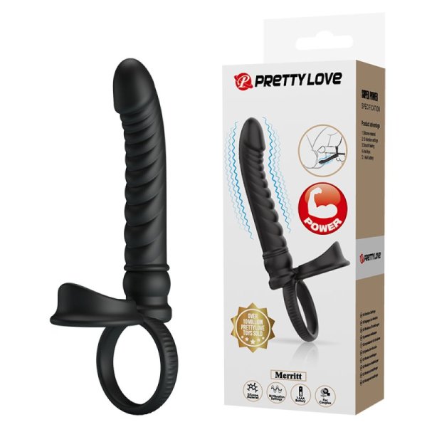 (image for) Vibrating Anal Plug Cock Ring