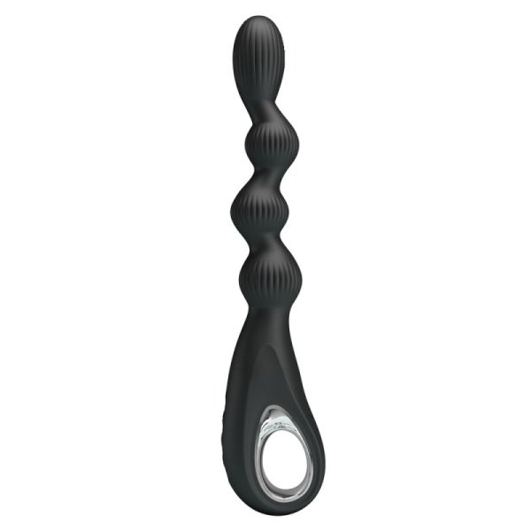 (image for) Silicone Vibrating Pull Ring Anal Beads - Federer