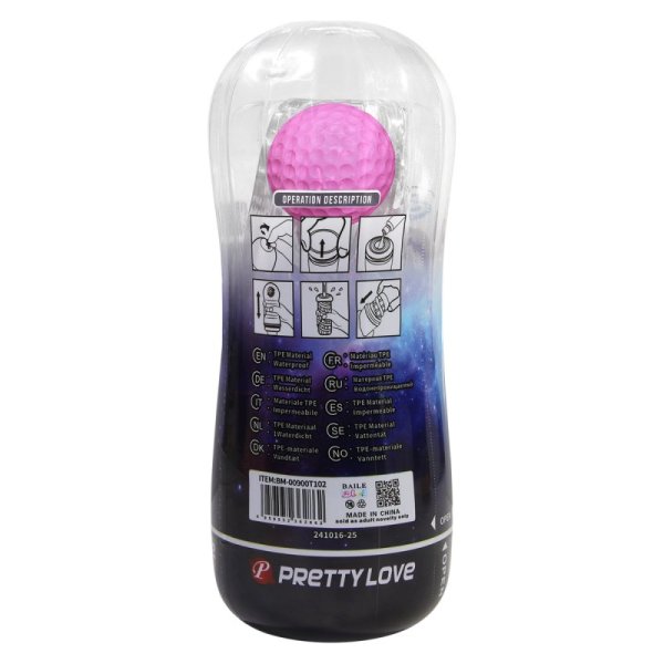 (image for) Crystal Masturbation Cup With Soft Ball