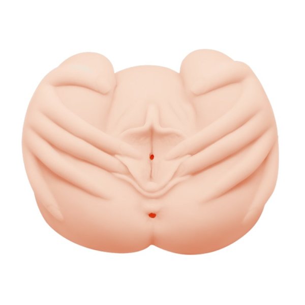 (image for) Vagina & Anal Lifelike Vibrating Ass